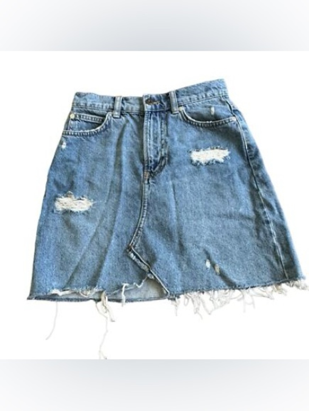 We the Free Hallie denim mini skirt